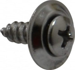 Value Collection - #10 Sems Oval Head Phillips Sheet Metal Screw - Steel, 5/8" OAL, Grade 2 - Exact Tooling