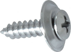 Value Collection - #10 Sems Oval Head Phillips Sheet Metal Screw - Steel, 3/4" OAL, Grade 2 - Exact Tooling