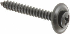 Value Collection - #8 Sems Oval Head Phillips Sheet Metal Screw - Steel, 1-1/4" OAL, Grade 2 - Exact Tooling