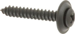 Value Collection - #10 Sems Oval Head Phillips Sheet Metal Screw - Steel, 1-1/4" OAL, Grade 2 - Exact Tooling