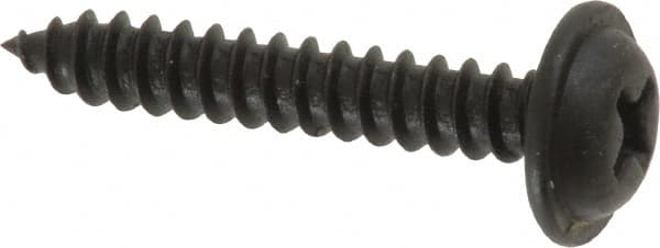 Value Collection - #8 Flat Head Phillips Sheet Metal Screw - Steel, 1" OAL, Grade 2 - Exact Tooling