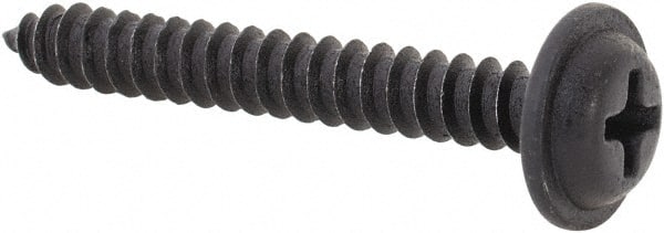 Value Collection - #8 Flat Head Phillips Sheet Metal Screw - Steel, 1-1/4" OAL, Grade 2 - Exact Tooling