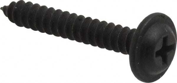 Value Collection - #10 Flat Head Phillips Sheet Metal Screw - Steel, 1-1/4" OAL, Grade 2 - Exact Tooling