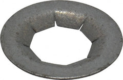 Value Collection - 5/8" OD, Spring Steel Push Nut - Zinc-Plated, 5/16" Shaft Diam - Exact Tooling
