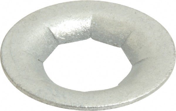 Au-Ve-Co Products - 1" OD, Spring Steel Push Nut - Zinc-Plated, 1/2" Shaft Diam - Exact Tooling