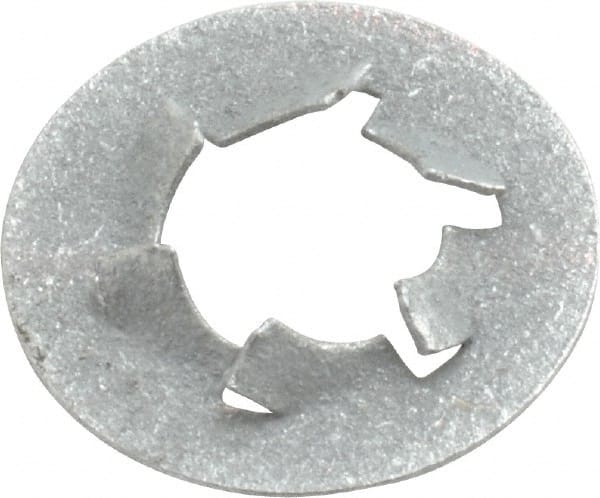 Value Collection - 3/8" Screw, 25/32" OD, Spring Steel Push Nut - Zinc-Plated - Exact Tooling