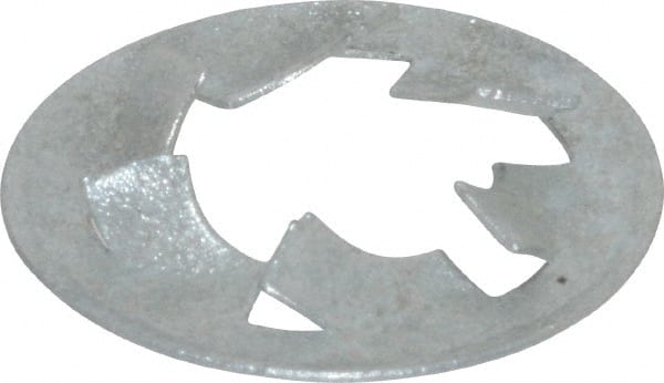 Value Collection - 1/2" Screw, 15/16" OD, Spring Steel Push Nut - Zinc-Plated - Exact Tooling