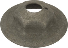 Au-Ve-Co Products - 1/4-20, 13/16" OD, 7/16" Width Across Flats Washer Lock Nut - Zinc-Plated Spring Steel, For Use with Threaded Fasteners - Exact Tooling