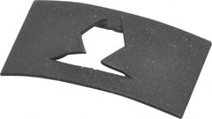 Value Collection - #10 to 24 Screw Size, 7/16" Long x 3/4" Wide, Rectangular Speed Nut - Spring Steel, Black Phosphate Finish, For Threaded Fasteners - Exact Tooling