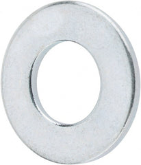 Value Collection - 5/16" Screw, Steel SAE Flat Washer - 11/32" ID x 11/16" OD, 1/16" Thick, Zinc-Plated Finish - Exact Tooling