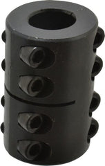 Climax Metal Products - 3/4" Inside x 1-1/2" Outside Diam, Two Piece Rigid Coupling without Keyway - 2-1/4" Long - Exact Tooling