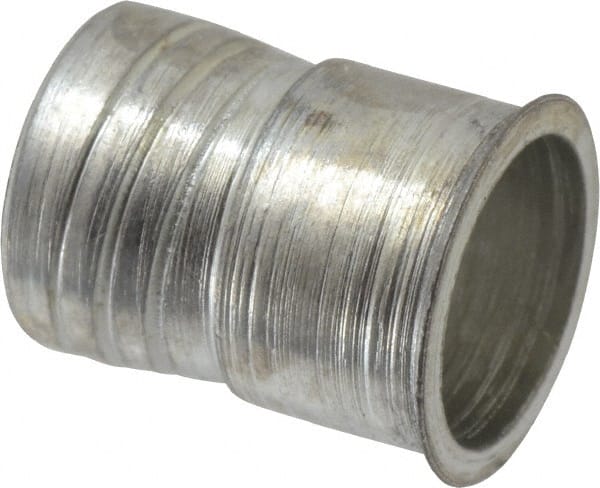 Marson - #10-24, 3/8" OAL, Thread-Sert Threaded Insert - 0.281" Hole Diam, 0.314" Head Diam, Steel - Exact Tooling