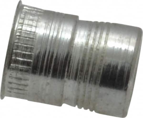 Marson - 1/4-20, 0.51" OAL, Thread-Sert Threaded Insert - 0.391" Hole Diam, 0.408" Head Diam, Steel - Exact Tooling