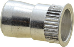 Marson - #6-32, 3/8" OAL, Thread-Sert Threaded Insert - 0.221" Hole Diam, 1/4" Head Diam, Aluminum - Exact Tooling