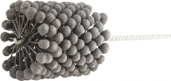 Brush Research Mfg. - 1-7/8" to 2-5/8" Bore Diam, 120 Grit, Silicon Carbide Flexible Hone - Medium, 8" OAL - Exact Tooling