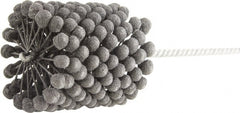 Brush Research Mfg. - 1-7/8" to 2-5/8" Bore Diam, 120 Grit, Silicon Carbide Flexible Hone - Medium, 8" OAL - Exact Tooling