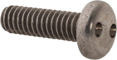 Made in USA - #12-24 UNC, 3/4" OAL Spanner Drive Machine Screw - Pan Head, Grade 18-8 Stainless Steel, Uncoated, Without Washer - Exact Tooling