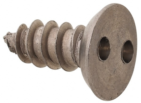 Made in USA - #10 Flat Head Phillips Sheet Metal Screw - Stainless Steel, 1/2" OAL, Grade 18-8 - Exact Tooling