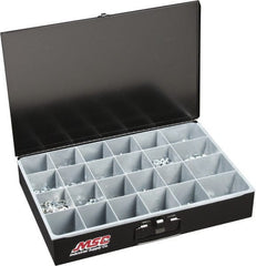 Value Collection - #8-32 to 1/4-20 Thread, 3,312 Piece Steel Nut & Washer Assortment - Grade 2, #6-32 to 1/4-20" Screw - Exact Tooling