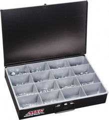 Value Collection - M4x0.7 to M16x2 Thread, 665 Piece Steel Nut Assortment - Grade 2 - Exact Tooling