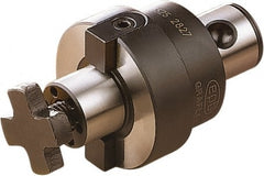 Seco - Graflex 6 Modular Connection 27mm Pilot Diam Shell Mill Holder - 4.724" Flange to Nose End Projection, 2.362" Nose Diam, Through-Spindle Coolant - Exact Tooling