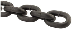 Peerless Chain - 1/2" Welded Alloy Chain - 12,000 Lb Capacity, Grade 80, Alloy Steel, Black Finish - Exact Tooling