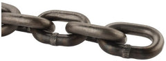 Peerless Chain - 1/2" Welded High Test Chain - 9,200 Lb Capacity, Grade 43, Carbon Steel, Standard Finish - Exact Tooling