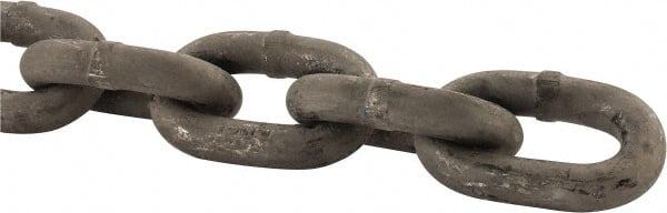 Peerless Chain - 4500 Lbs. Load Capacity, Carbon Steel Proof Coil Chain - 3 Grade, 1.509 Inch Inside Long x 0.819 Inch Inside Wide - Exact Tooling