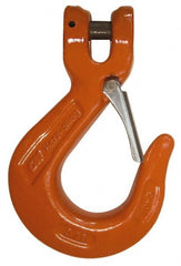 CM - 3/4 Inch Chain Diameter, Grade 80 Clevis Hook - 28,300 Lbs. Load Capacity, 13/16 Inch Inside Diameter, 2-1/2 Inch Hook Throat, 1-3/4 Inch Hook Width - Exact Tooling