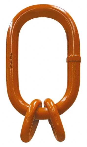 CM - Alloy Steel Oblong Link Assembly - 1/2" Diameter, 6,100 Lb Load Limit - Exact Tooling