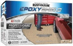 Rust-Oleum - 2 Gal (2) One Gallon Cans Gloss Dunes Tan 2 Part Epoxy Floor Coating - <250 g/L VOC Content - Exact Tooling