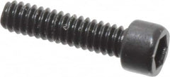 Unbrako - #0-80 UNF Hex Socket Drive, Socket Cap Screw - Alloy Steel, Black Oxide Finish, 1/4" Length Under Head - Exact Tooling