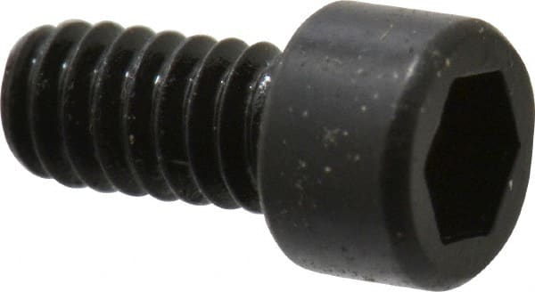 Unbrako - #2-56 UNC Hex Socket Drive, Socket Cap Screw - Alloy Steel, Black Oxide Finish, 3/16" Length Under Head - Exact Tooling
