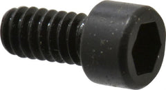 Unbrako - #2-56 UNC Hex Socket Drive, Socket Cap Screw - Alloy Steel, Black Oxide Finish, 3/16" Length Under Head - Exact Tooling