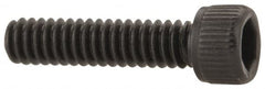 Unbrako - #2-56 UNC Hex Socket Drive, Socket Cap Screw - Alloy Steel, Black Oxide Finish, 3/8" Length Under Head - Exact Tooling