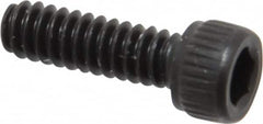 Unbrako - #4-40 UNC Hex Socket Drive, Socket Cap Screw - Alloy Steel, Black Oxide Finish, 3/8" Length Under Head - Exact Tooling