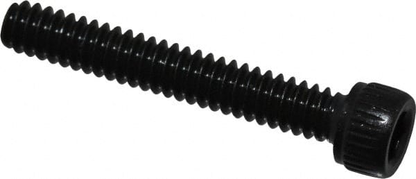 Unbrako - #4-40 UNC Hex Socket Drive, Socket Cap Screw - Alloy Steel, Black Oxide Finish, 3/4" Length Under Head - Exact Tooling