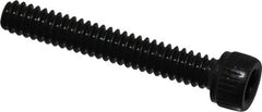 Unbrako - #4-40 UNC Hex Socket Drive, Socket Cap Screw - Alloy Steel, Black Oxide Finish, 3/4" Length Under Head - Exact Tooling