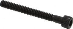 Unbrako - #4-40 UNC Hex Socket Drive, Socket Cap Screw - Alloy Steel, Black Oxide Finish, 1" Length Under Head - Exact Tooling