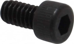 Unbrako - #5-40 UNC Hex Socket Drive, Socket Cap Screw - Alloy Steel, Black Oxide Finish, 1/4" Length Under Head - Exact Tooling