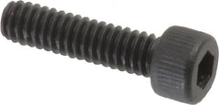 Unbrako - #5-40 UNC Hex Socket Drive, Socket Cap Screw - Alloy Steel, Black Oxide Finish, 1/2" Length Under Head - Exact Tooling