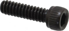 Unbrako - #6-32 UNC Hex Socket Drive, Socket Cap Screw - Alloy Steel, Black Oxide Finish, 1/2" Length Under Head - Exact Tooling