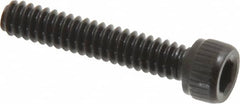 Unbrako - #6-32 UNC Hex Socket Drive, Socket Cap Screw - Alloy Steel, Black Oxide Finish, 3/4" Length Under Head - Exact Tooling