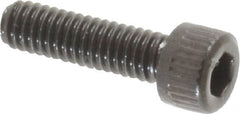 Unbrako - #6-40 UNF Hex Socket Drive, Socket Cap Screw - Alloy Steel, Black Oxide Finish, 1/2" Length Under Head - Exact Tooling