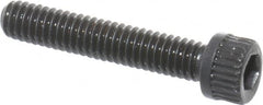 Unbrako - #6-40 UNF Hex Socket Drive, Socket Cap Screw - Alloy Steel, Black Oxide Finish, 3/4" Length Under Head - Exact Tooling