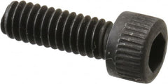 Unbrako - #8-32 UNC Hex Socket Drive, Socket Cap Screw - Alloy Steel, Black Oxide Finish, 1/2" Length Under Head - Exact Tooling