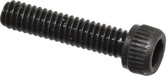 Unbrako - #8-32 UNC Hex Socket Drive, Socket Cap Screw - Alloy Steel, Black Oxide Finish, 3/4" Length Under Head - Exact Tooling