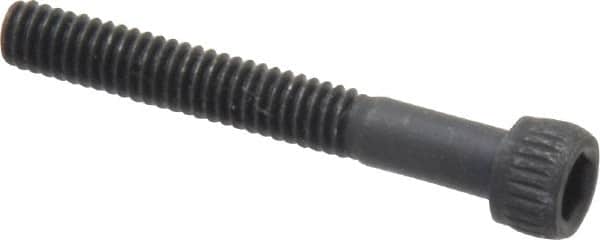Unbrako - #8-32 UNC Hex Socket Drive, Socket Cap Screw - Alloy Steel, Black Oxide Finish, 1-1/4" Length Under Head - Exact Tooling