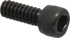 Unbrako - #10-24 UNC Hex Socket Drive, Socket Cap Screw - Alloy Steel, Black Oxide Finish, 1/2" Length Under Head - Exact Tooling