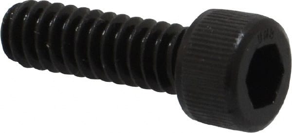 Unbrako - #10-24 UNC Hex Socket Drive, Socket Cap Screw - Alloy Steel, Black Oxide Finish, 5/8" Length Under Head - Exact Tooling